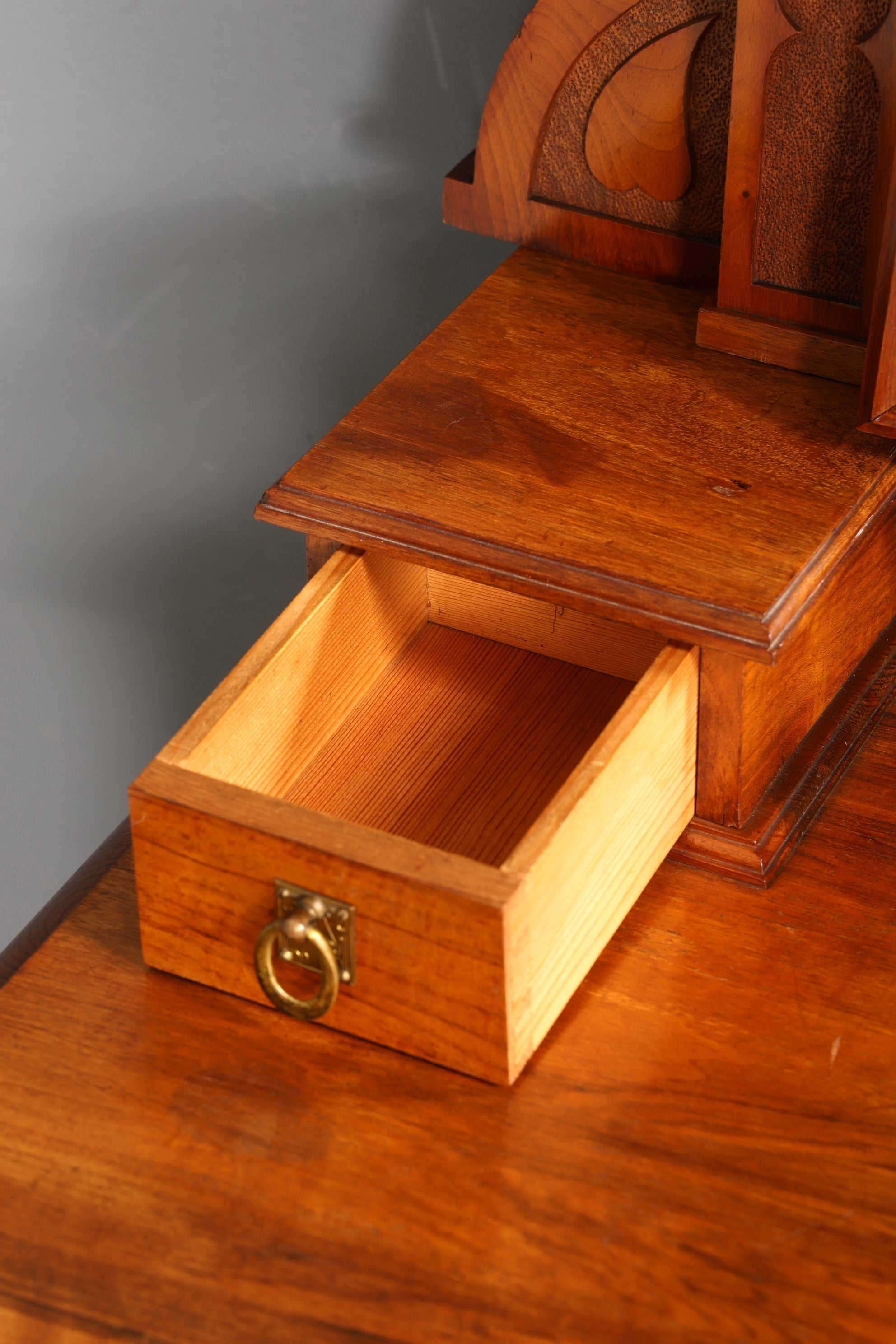 Wunderschöne Gründerzeit Kommode Antik Louis Philippe Sideboard mit Spiegel Flurkommode