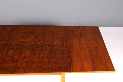 Magnifique table de salle à manger extensible vintage des années 50, table de cuisine rétro