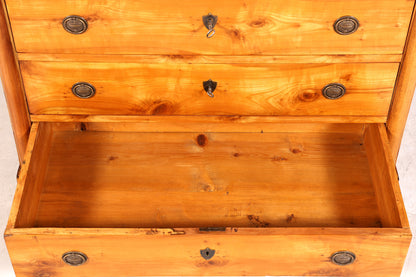 Magnifique commode ancienne de style Biedermeier, armoire, coiffeuse, coffre à linge