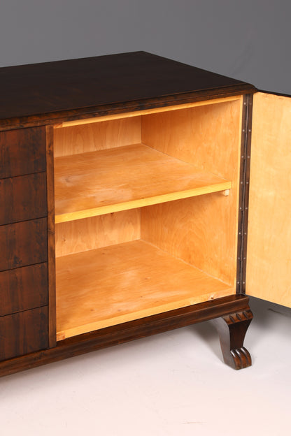 Wunderschönes Original Art Deco Sideboard Antik Schrank TV Kommode um 1930