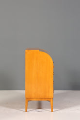 Wunderschöner Mid Century Rollladen Sekretär echt Holz Büro Schrank Retro Schreibkommode