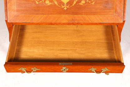 Magnifique secrétaire de style baroque, commode de bureau, bureau à écrire