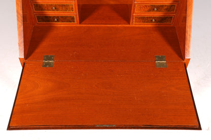 Magnifique secrétaire de style baroque, commode de bureau, bureau à écrire