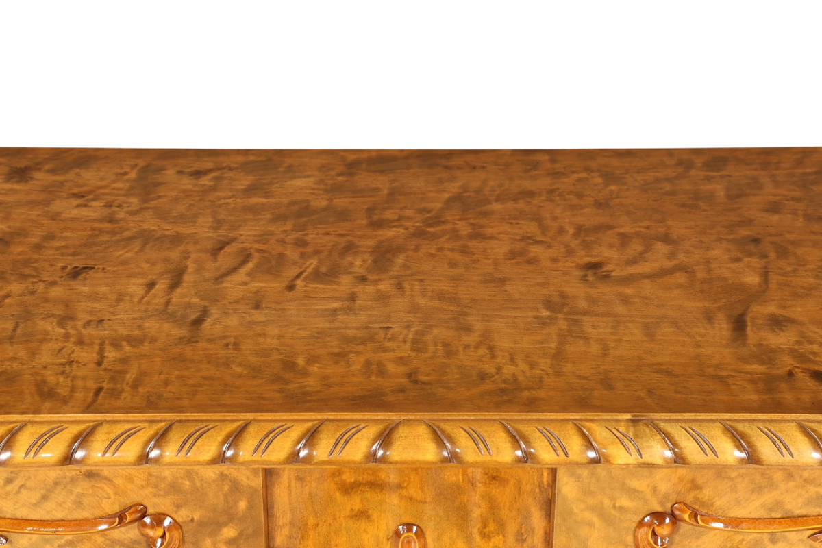 Traumhafter Chippendale Schrank Barock Stil Vertiko Highboard Englisch Antik 50s 60s Kommode