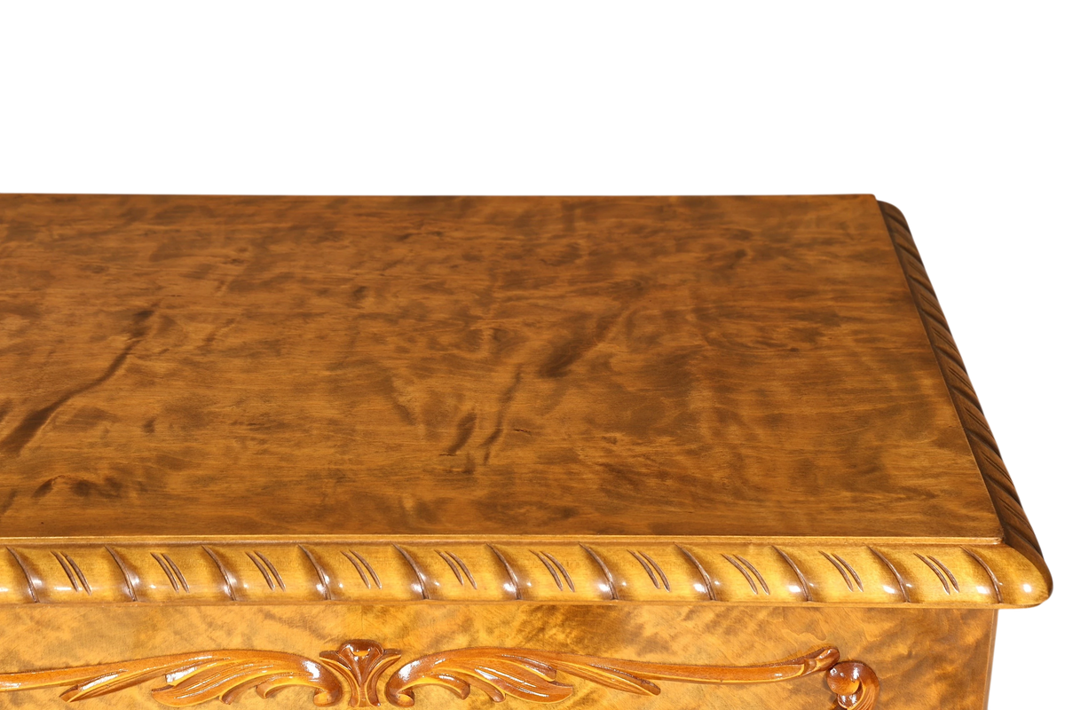 Traumhafter Chippendale Schrank Barock Stil Vertiko Highboard Englisch Antik 50s 60s Kommode