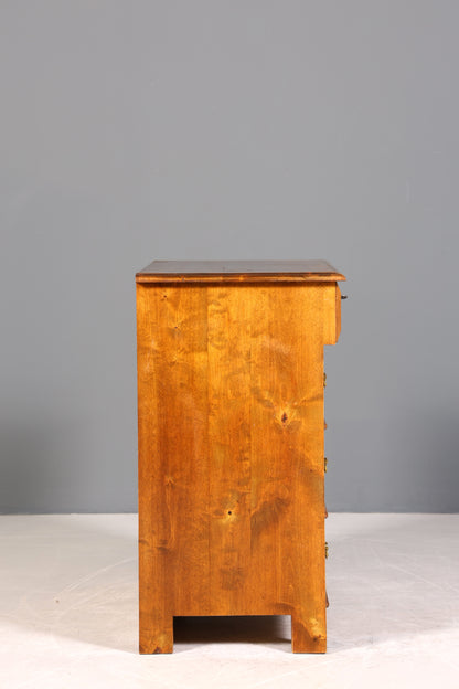 Stilvolle Gründerzeit Kommode Louis Philippe Nussbaum Sideboard um 1880 Antik Schubladenkommode