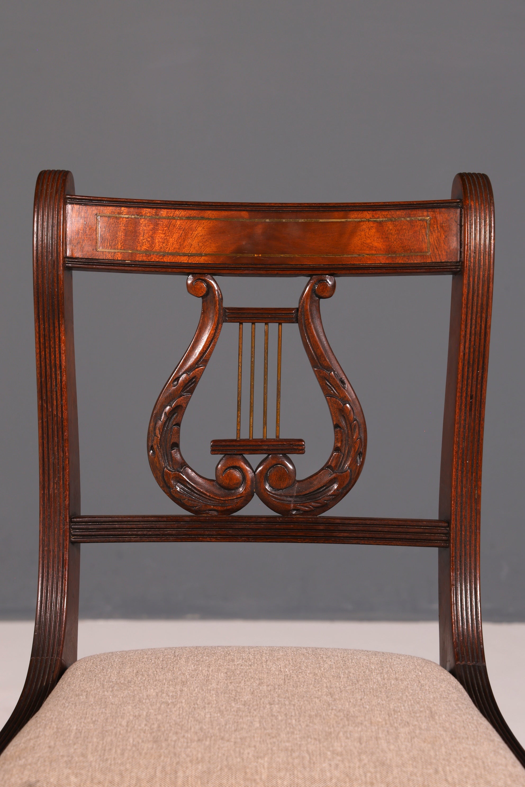 G211 Finish cm 6x Edle Englische Stühle Englisch Dining Chairs Antik 60er Jahre Regency Küchenstühle Stuhlset (Kopie 2)