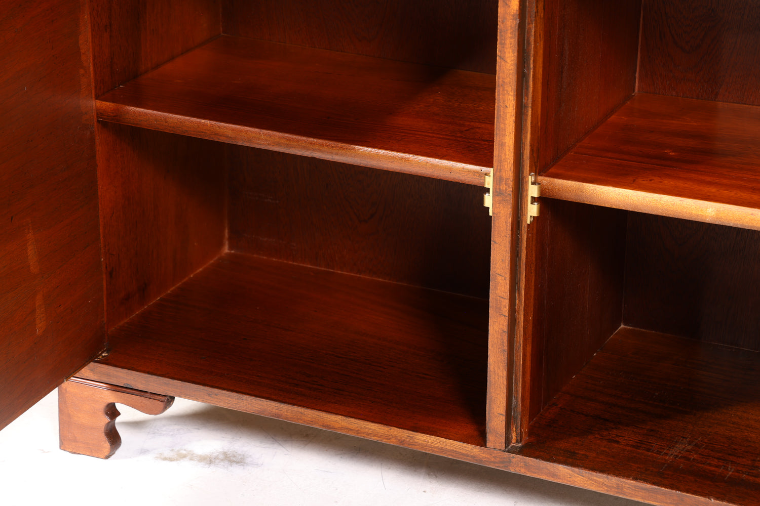 Wunderschöner Maritimer Vitrinenschrank Englischer Schrank echt Holz Bibliothek Englische Anrichte