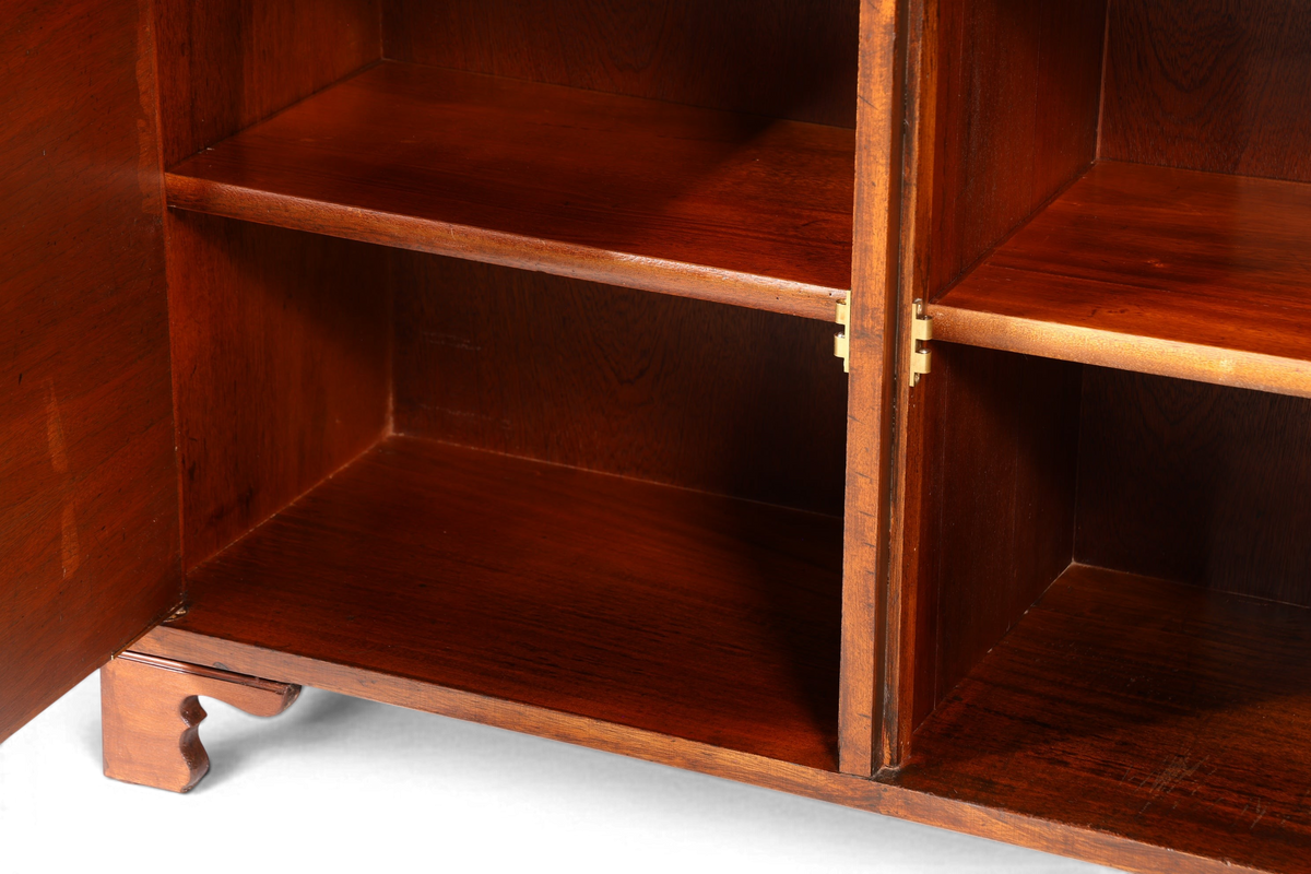 Wunderschöner Maritimer Vitrinenschrank Englischer Schrank echt Holz Bibliothek Englische Anrichte