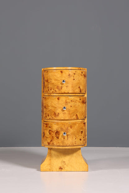 Wunderschöne Art Deco Design Kommode Birke Beistelltisch Modern Kult Schubladenkommode