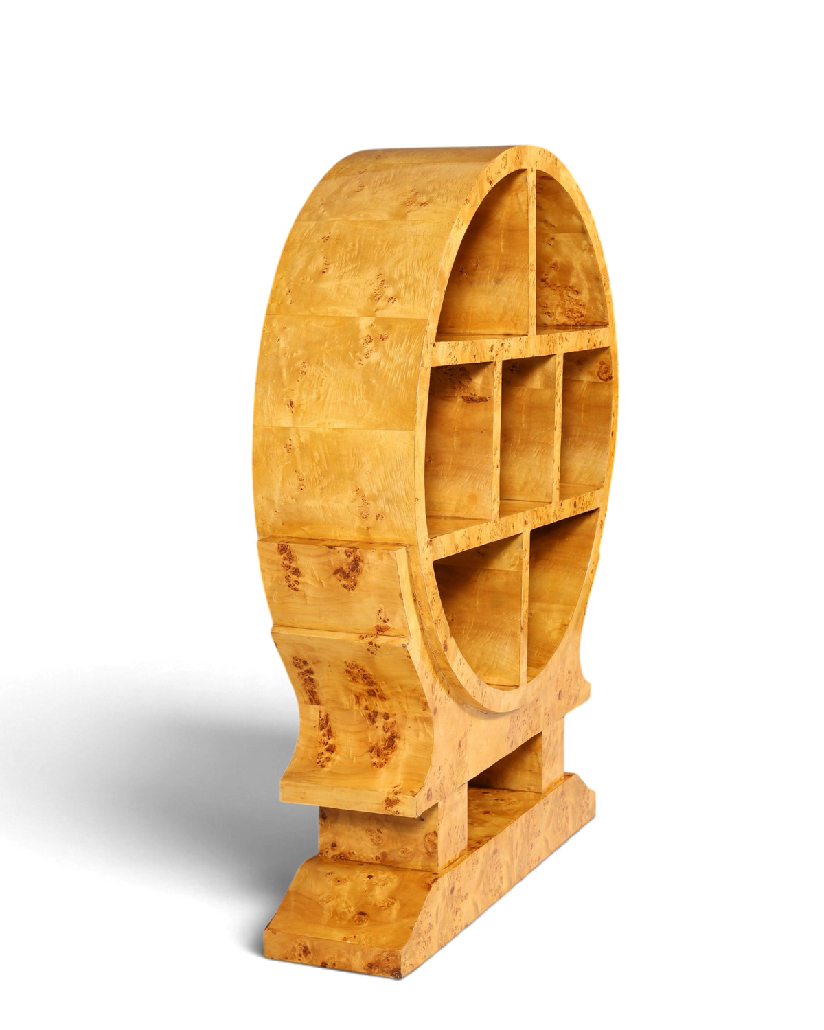 Aussergewöhnliches Art Deco Stil Bücherregal Birke Luxus Regal Bookshelf