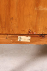 Wunderschöner Mid Century Rollladen Sekretär Danish Design echt Holz Schreibkommode 60er Jahre