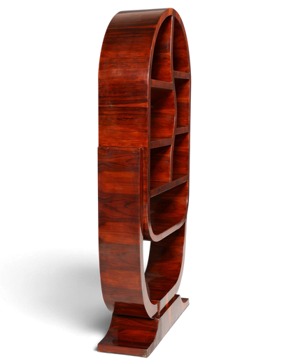 Wunderschönes Art Deco Design Bücherregal Kult Regal Bookshelf
