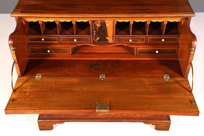 G224 Finish Wunderschöner Englischer Sekretär Büro Aufsatzsekretär Antik 60S Vitrinen Schrank UK (Kopie)