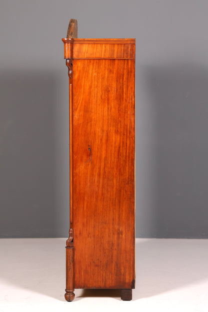 Edler Louis Philippe Schrank Antik Gründerzeit Kleiderschrank Wäscheschrank um 1880