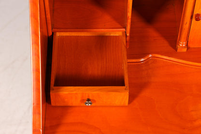 Bureau secrétaire anglais élégant, bureau de bureau, bois d&