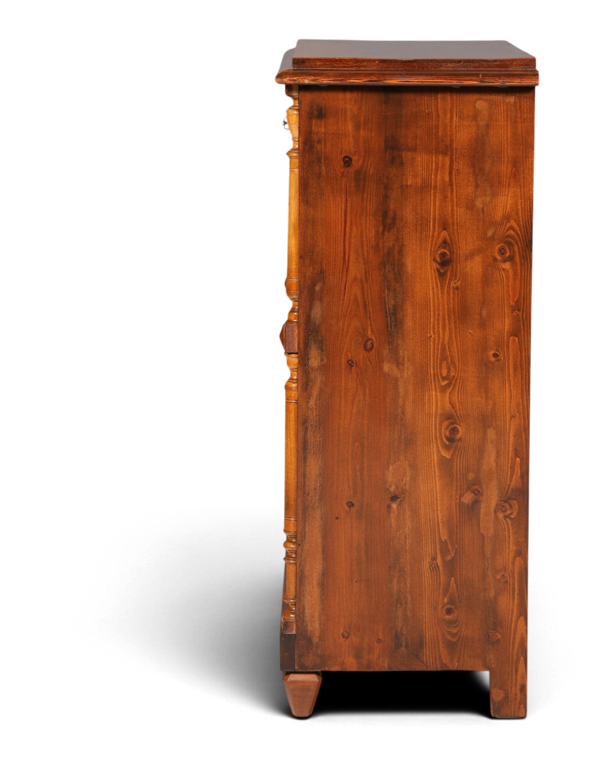 Stilvoller Gründerzeit Sekretär Vertiko Highboard Louis Philippe Kommode Sekretär Schrank um 1880