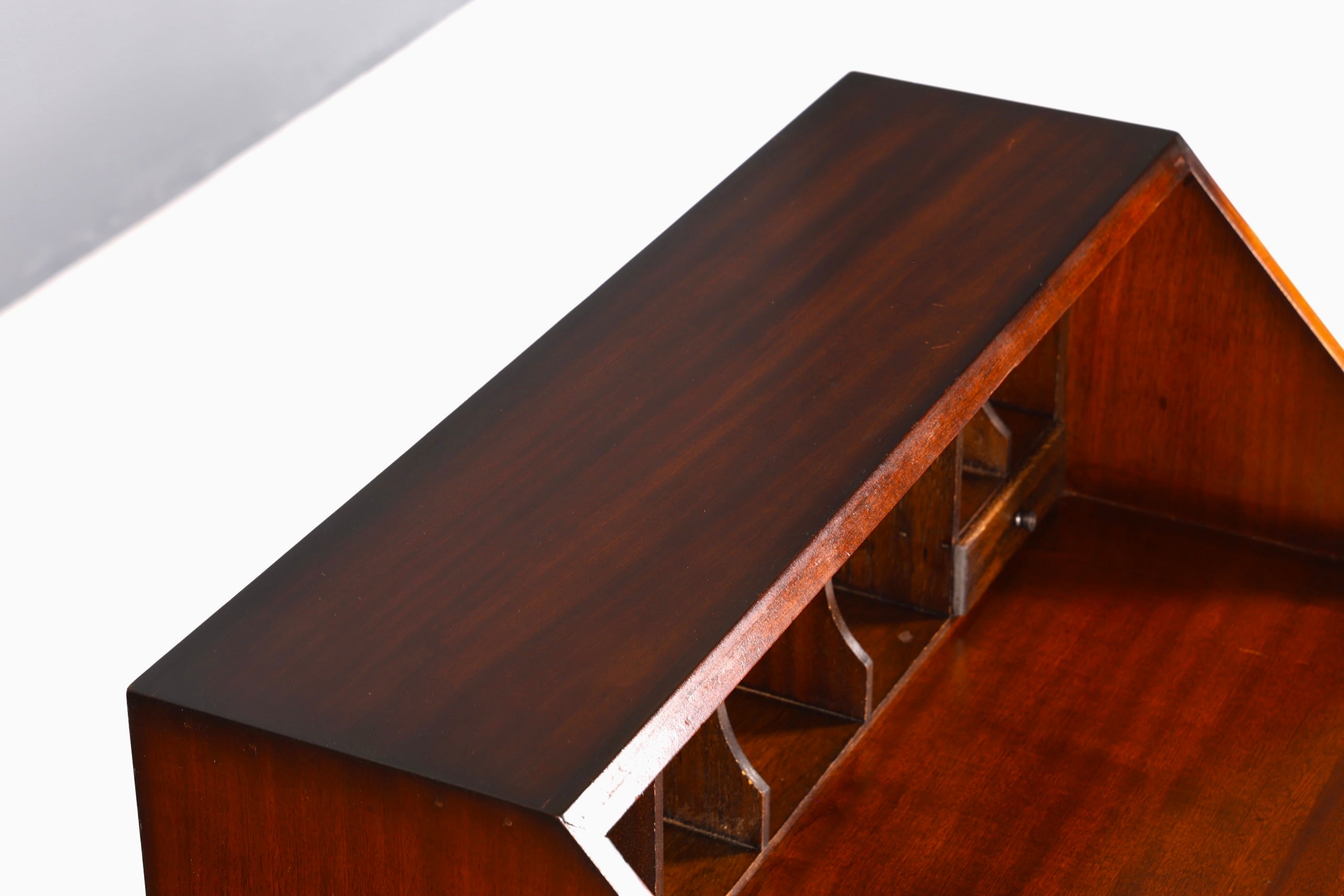 Magnifique secrétaire anglais avec plateau d&