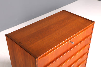 Buffet en teck de style mid-century, commode vintage