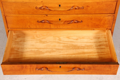 Edler Sekretär um 1930 Büro Kommode echt Holz Sekretär Schreibtisch Kommode