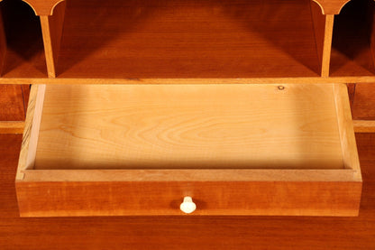 Wunderschöner Mid Century Rollladen Sekretär echt Holz Büro Schrank Vintage Schreibkommode