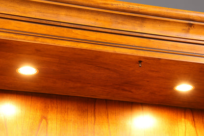 Edle Original Selva Vitrine Villa Borghese Antik Stil Massivholz Buffet Schrank Bibliothek