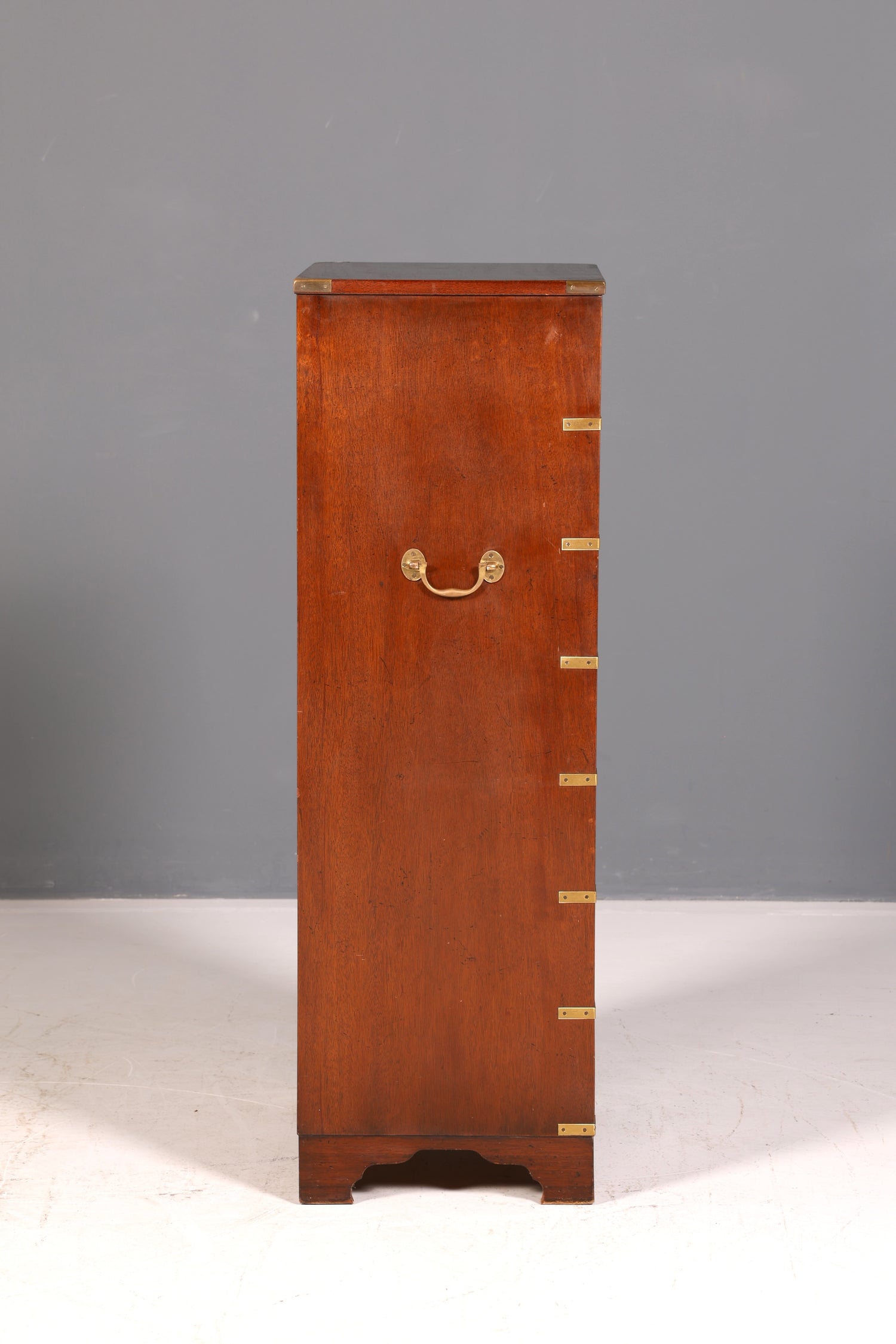 Wunderschöne Maritime Kommode Englisch Vertiko Military Chest Schrank Schubladenkommode Antik Vintage