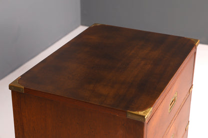 Wunderschöne Maritime Kommode Englisch Vertiko Military Chest Schrank Schubladenkommode Antik Vintage