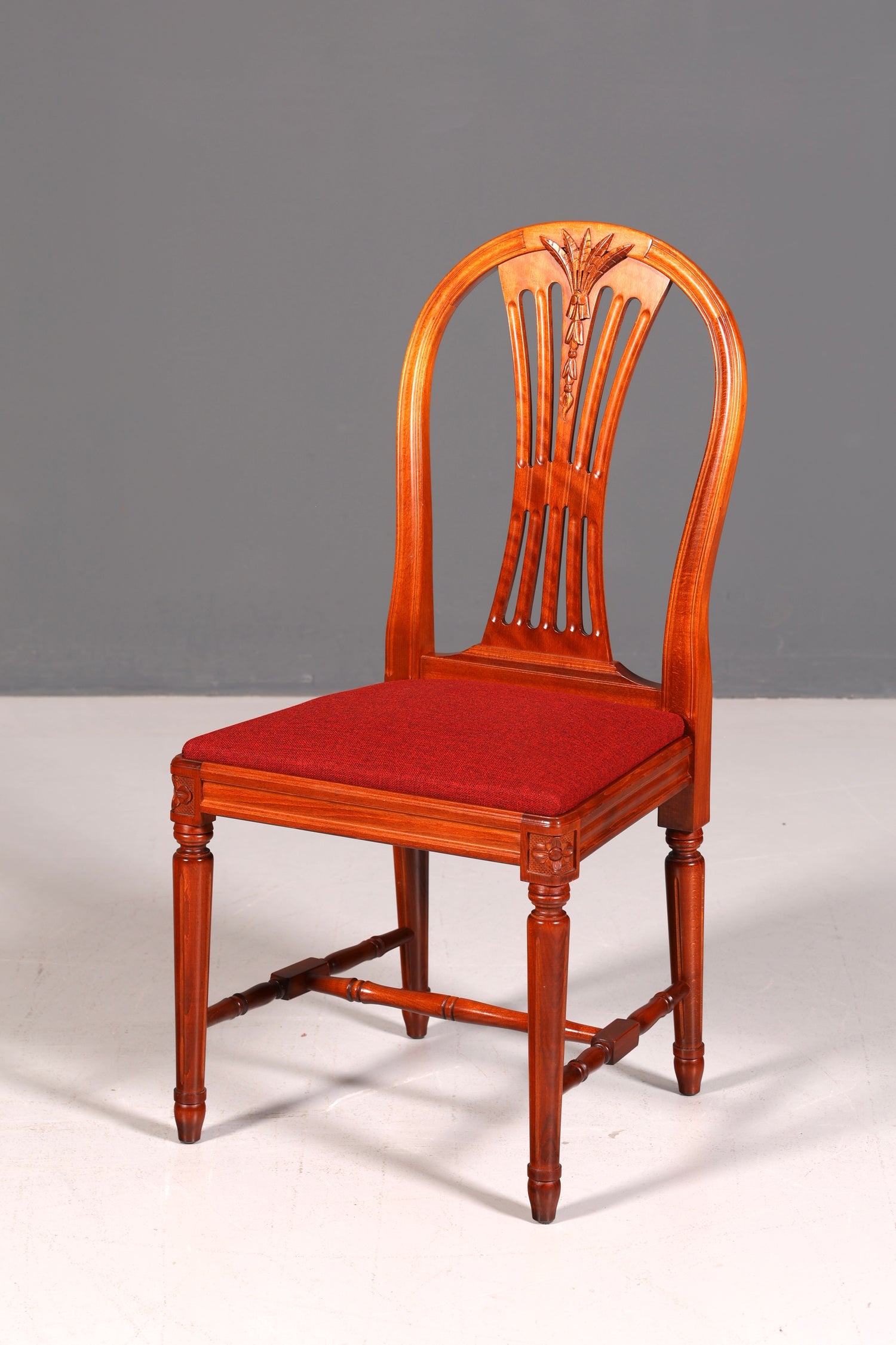 4x Edle Englische Stühle Englisch Dining Chairs Antik 60er Jahre Regency Küchenstühle Stuhlset