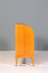 Stilvoller Rollladensekretär um 1930 Büro Kommode Kirschholz Sekretär Schreibtisch Kommode