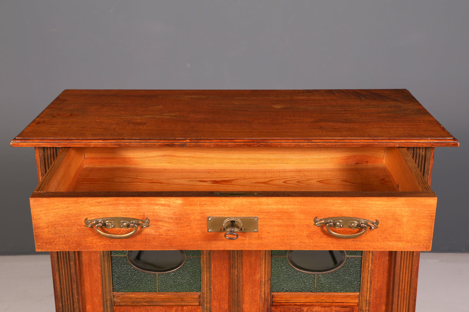 Traumhaftes Jugendstil Vertiko Gründerzeit Schrank Antik Highboard Kommode Buffet Vintage