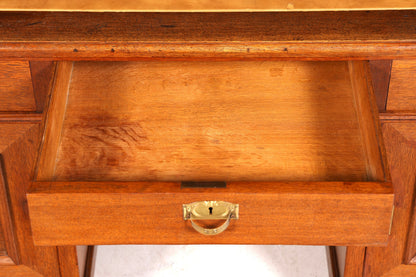 Magnifique bureau Art nouveau en chêne de l’époque wilhelminienne, table de bureau en bois massif, bureau, table de travail, antique, vintage