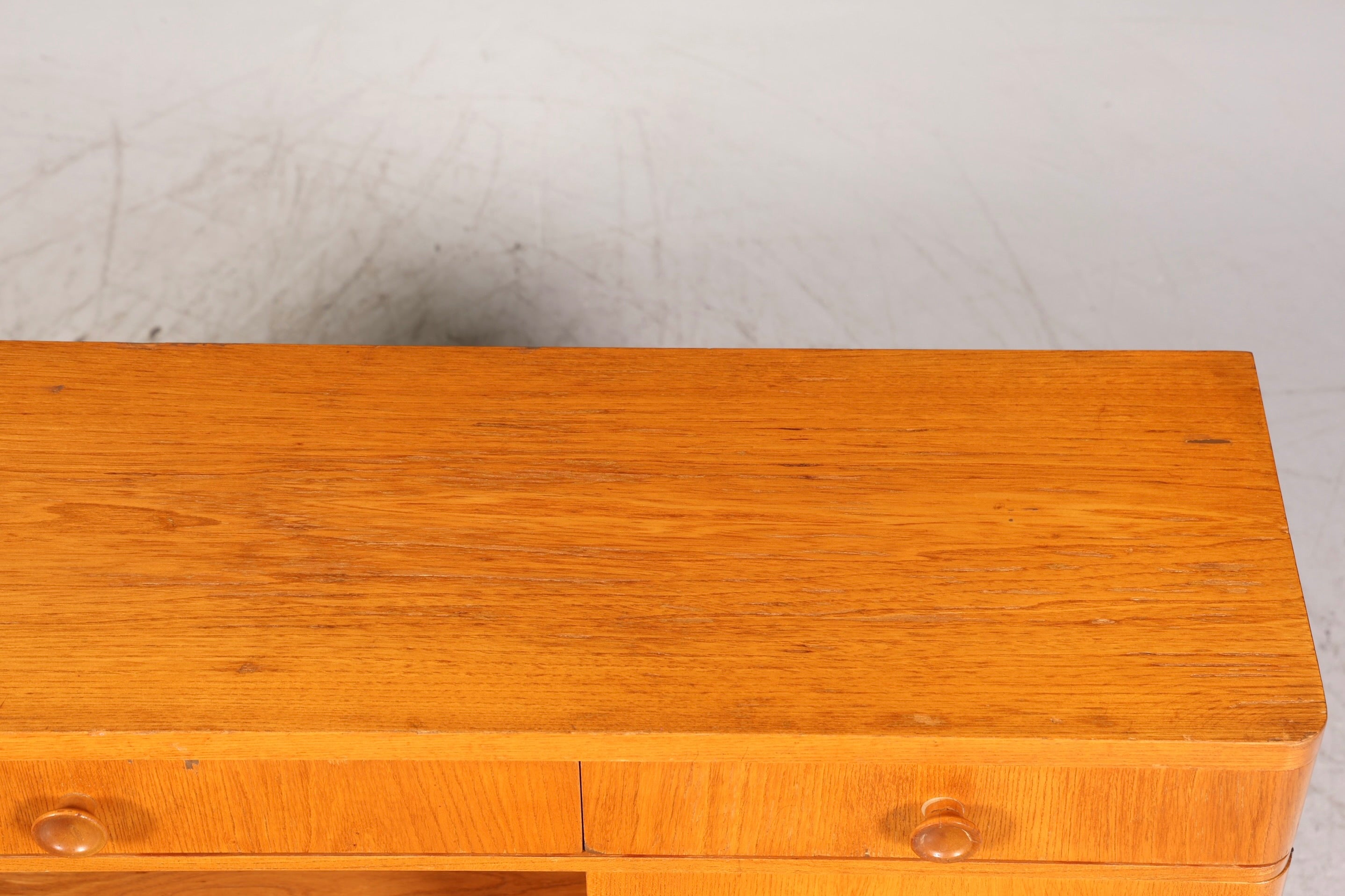 Schlichtes Mid Century Sideboard Vintage TV Schrank Retro Regal Bücherregal 60s