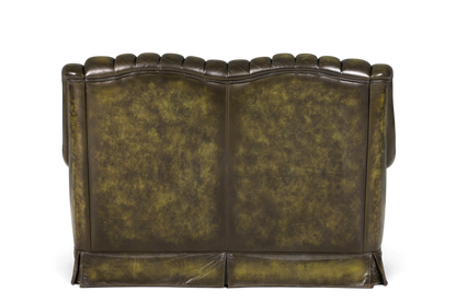 Wunderschönes Original Chesterfield 2er Sofa Englisch Leder 2- Sitzer Couch