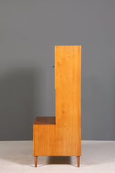 Schlichter Mid Century Schrank Danish Design Regal Retro Nussbaum 60s Bücherregal Buchablage