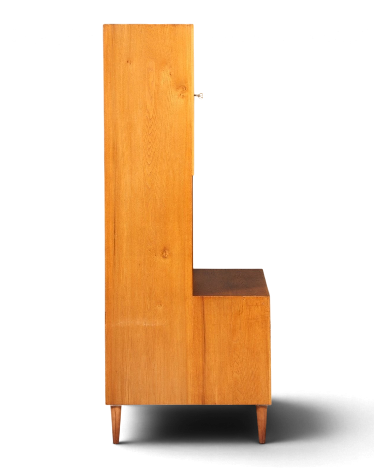 Schlichter Mid Century Schrank Danish Design Regal Retro Nussbaum 60s Bücherregal Buchablage