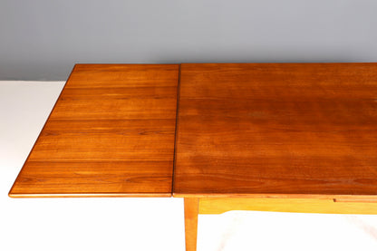 Traumhafter Mid Century Esstisch ausziehbarer Danish Design Teak Holz Küchentisch Esszimmer Tisch