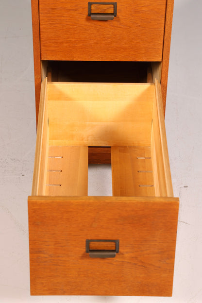 Edler Mid Century Aktenschrank Bauhaus Apothekerschrank Vintage Schubladenkommode Vertiko Retro