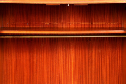 Wunderschöner Englischer Schrank Mahagoni Dielenschrank Wäscheschrank Kleiderschrank Antik Vintage