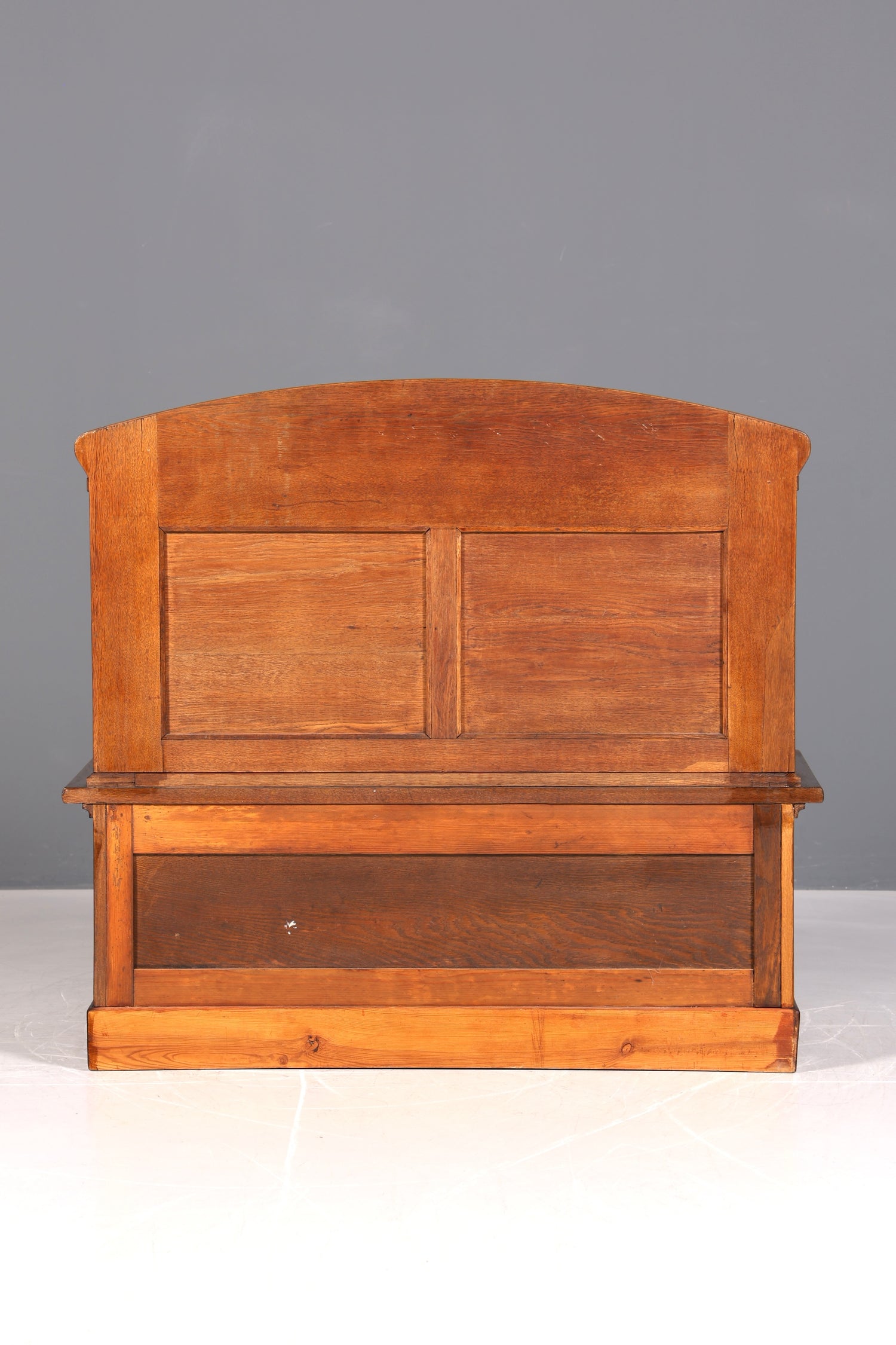 Magnifique banc Art nouveau, banc ancien, coffre, canapé en chêne, banc en bois, coffre en bois