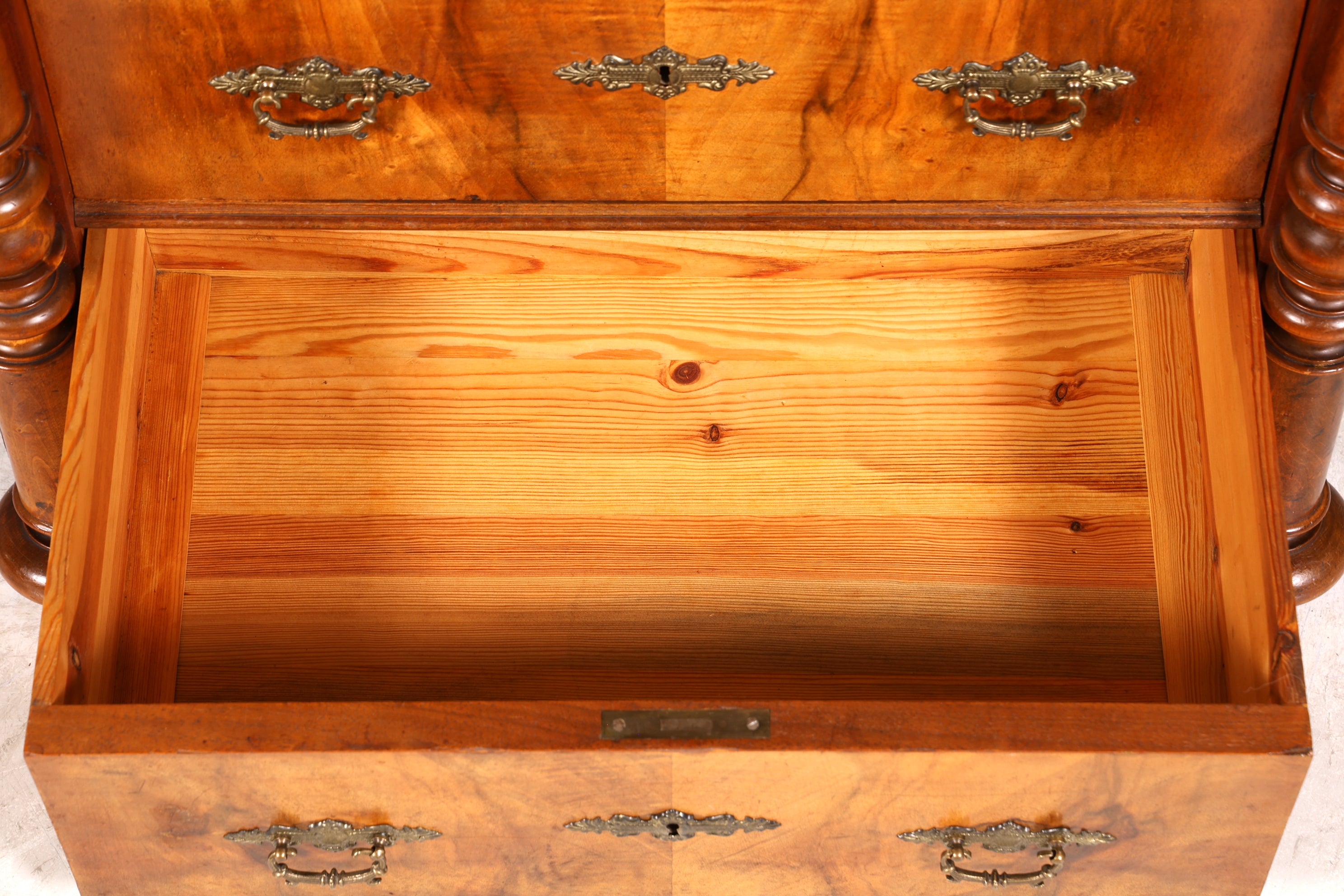 Edle Gründerzeit Kommode Jugendstil Vertiko Antik Kommode Schubladenkommode