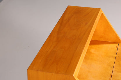 Stilvoller Mid Century Sekretär echt Holz Vintage Büro Schrank Schreibkommode 60er Jahre