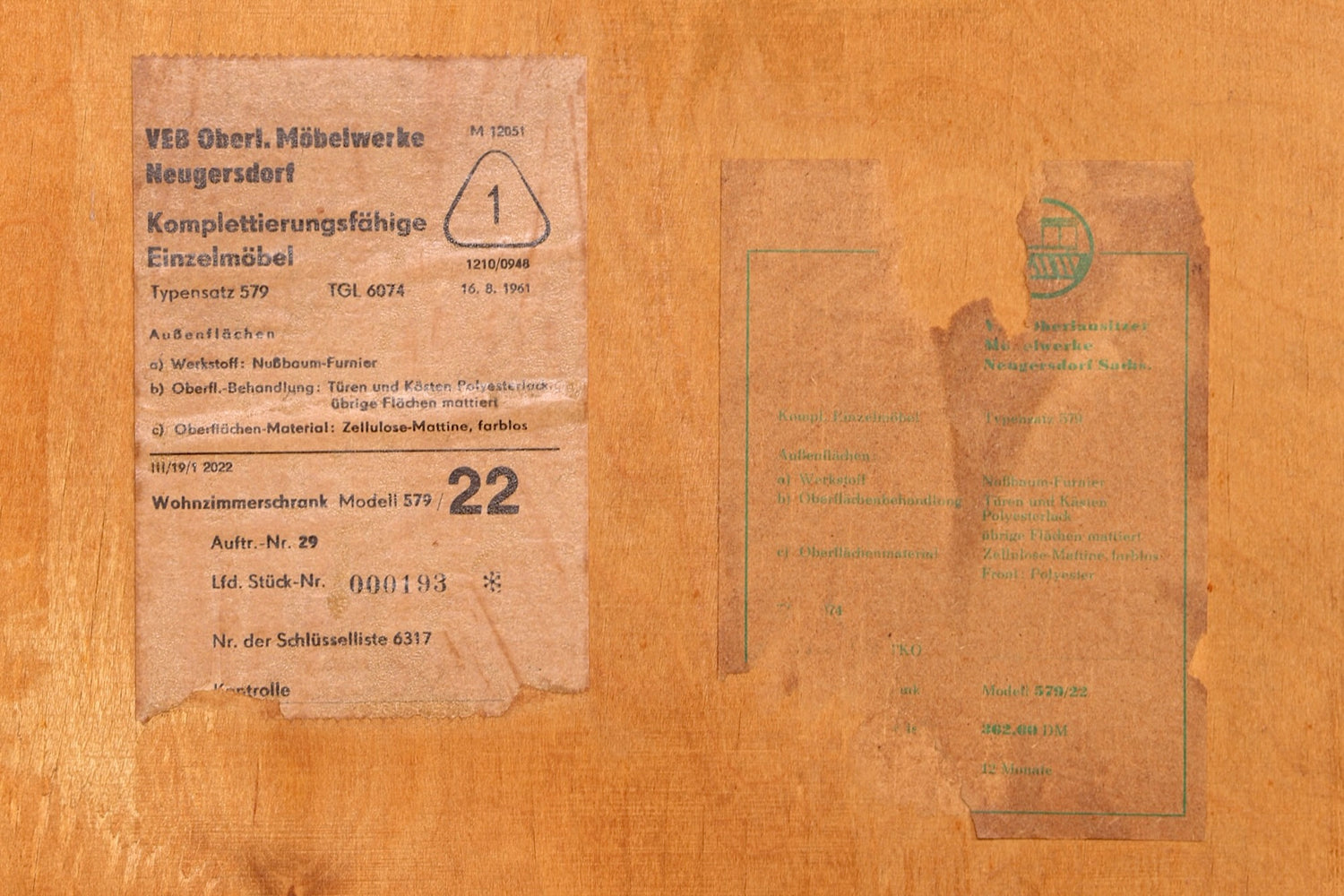 Traumhafter Mid Century Kleiderschrank Vintage Schrank Retro Wäscheschrank 60er Echt Holz