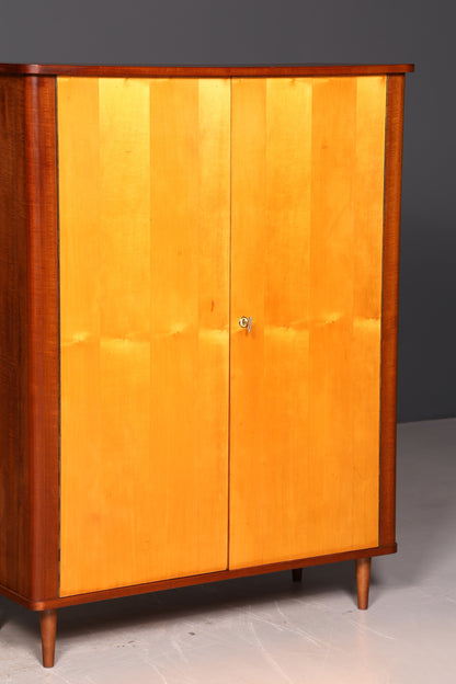 Wunderschöner Mid Century Schrank 60er Jahre Wäscheschrank Aktenschrank Kommode Vertiko Highboard Vintage