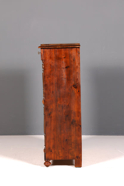 Edler Gründerzeit Sekretär Vertiko Highboard Louis Philippe Kommode Antik um 1880 Schreibsekretär