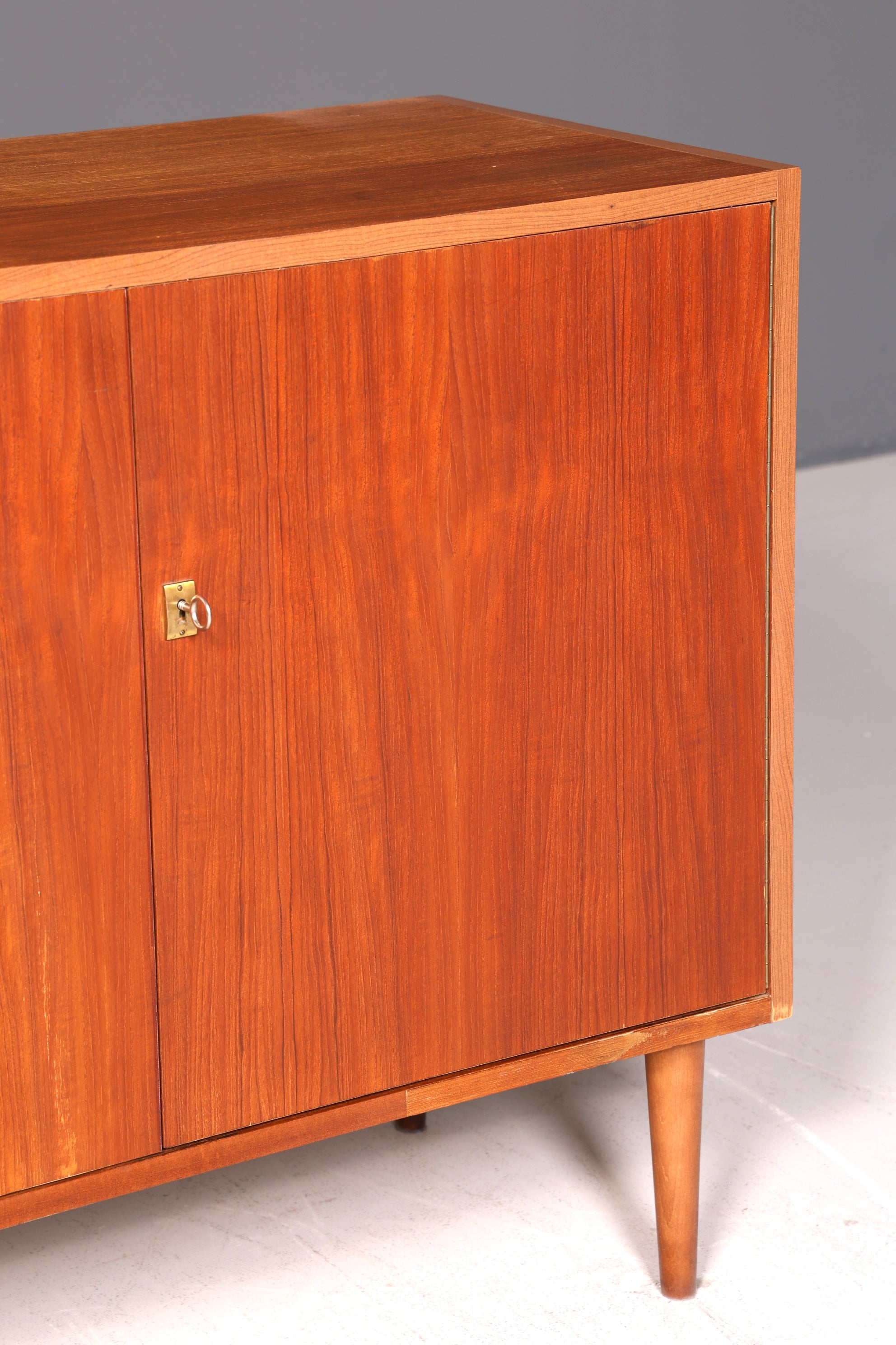 Wunderschöne Mid Century Kommode Vintage Schrank Retro Flurkommode 60s Sideboard Regal Holz
