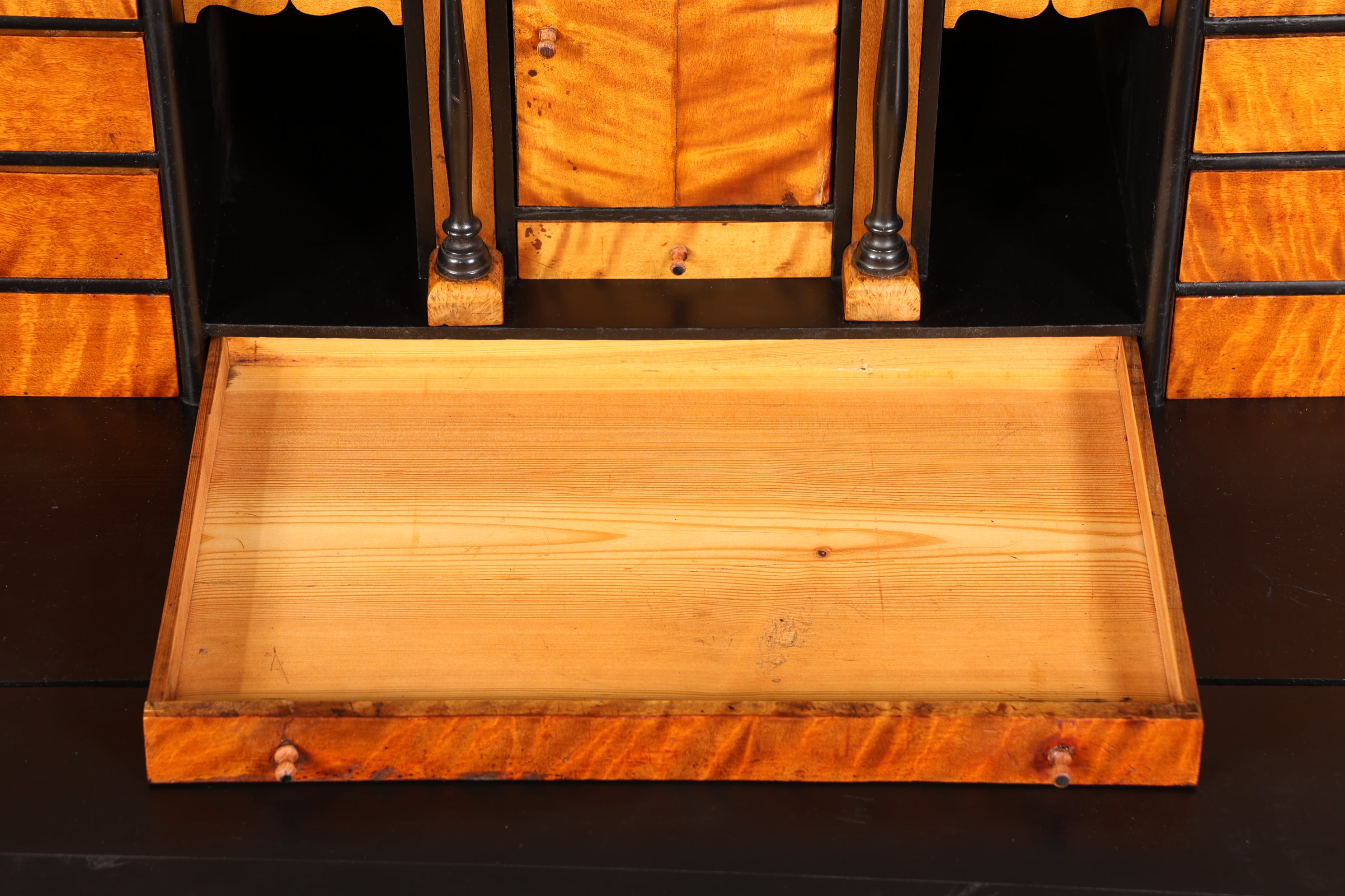 Wunderschöner Original Biedermeier Sekretär um 1860 Englisch Kommode Antik Bürokommode