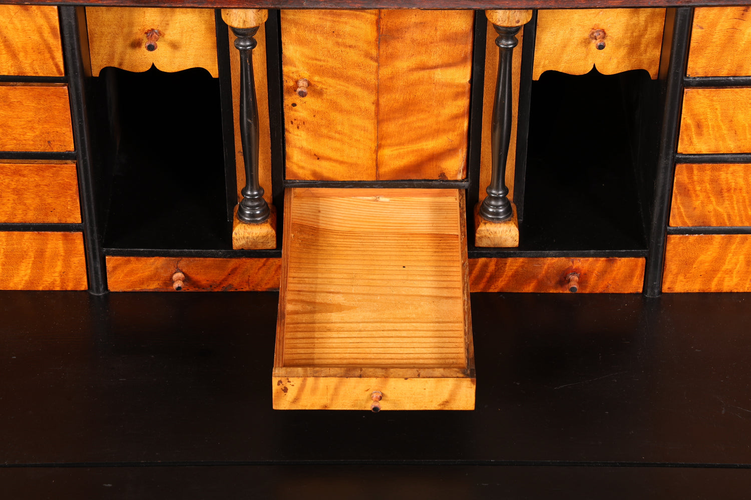 Wunderschöner Original Biedermeier Sekretär um 1860 Englisch Kommode Antik Bürokommode