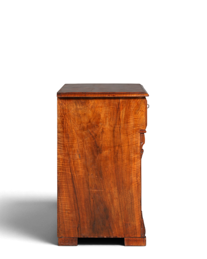 Traumhafte Gründerzeit Kommode Louis Philippe Nussbaum Sideboard um 1880 Antik Schubladenkommode