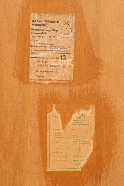 Wunderschöner Mid Century Schrank Vintage Highboard Vitrine Bücherschrank Wohnzimmerschrank Barschrank echt Holz 60er